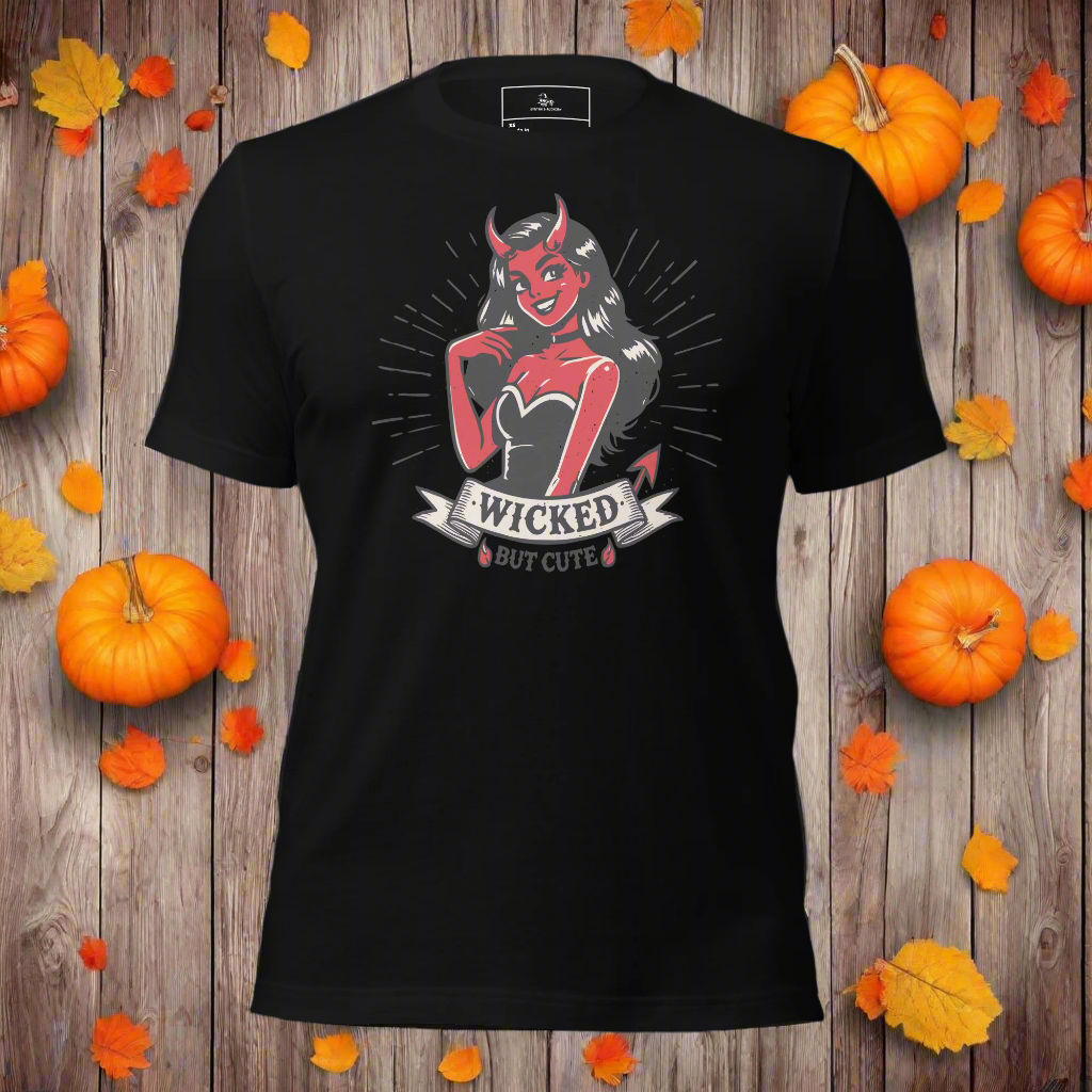 Wicked But Cute | Airlume Cotton T-Shirt - Syntax & Alchemy