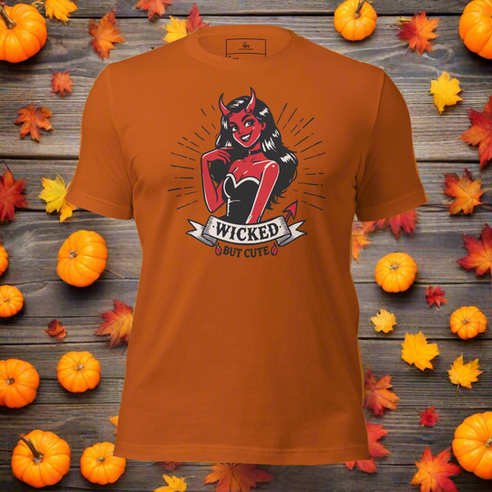 Wicked But Cute | Airlume Cotton T-Shirt - Syntax & Alchemy