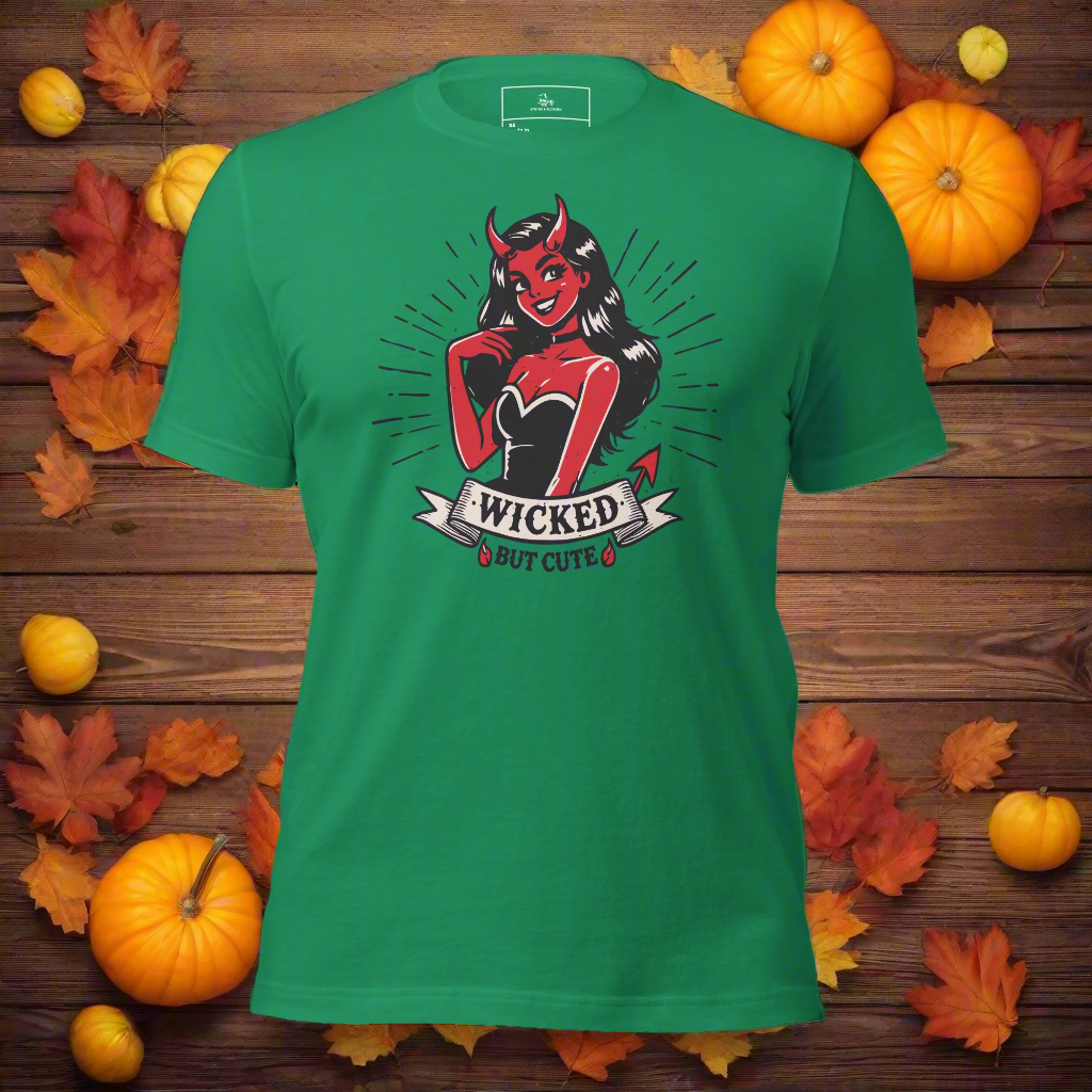 Wicked But Cute | Airlume Cotton T-Shirt - Syntax & Alchemy