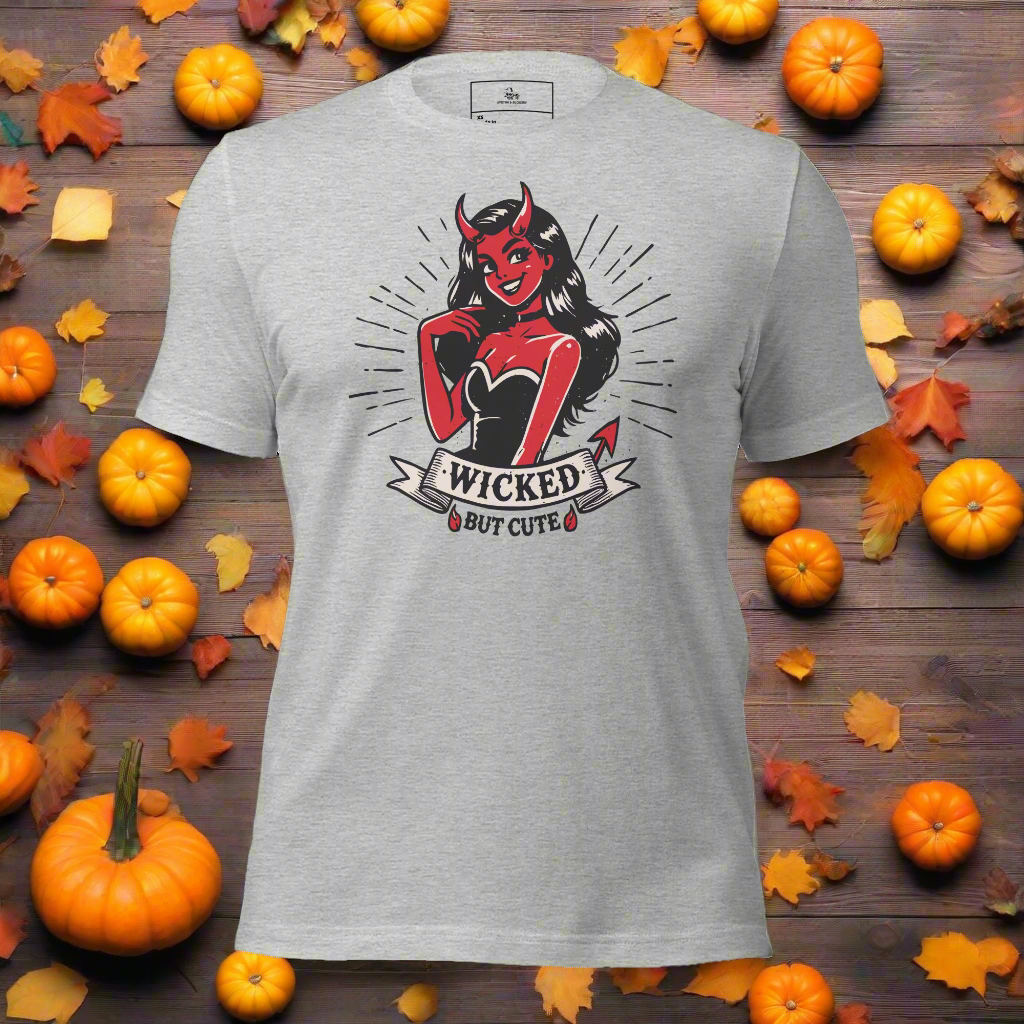 Wicked But Cute | Airlume Cotton T-Shirt - Syntax & Alchemy