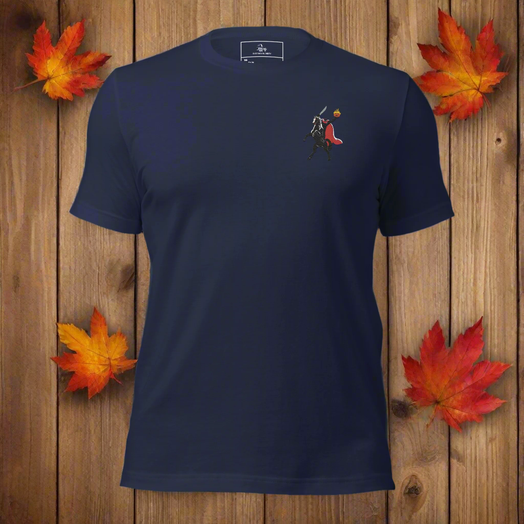 Headless Horseman | Airlume Cotton T-Shirt | Embroidered - Syntax & Alchemy
