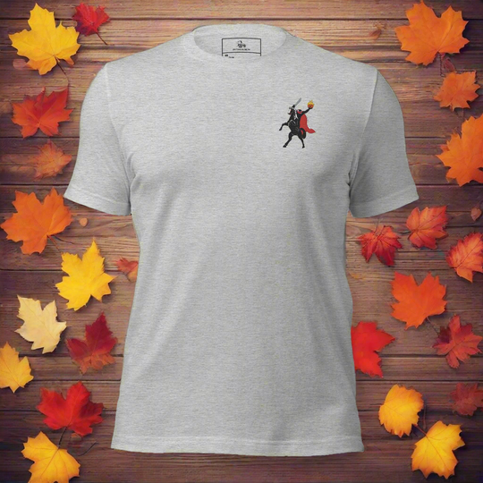 Headless Horseman | Airlume Cotton T-Shirt | Embroidered - Syntax & Alchemy