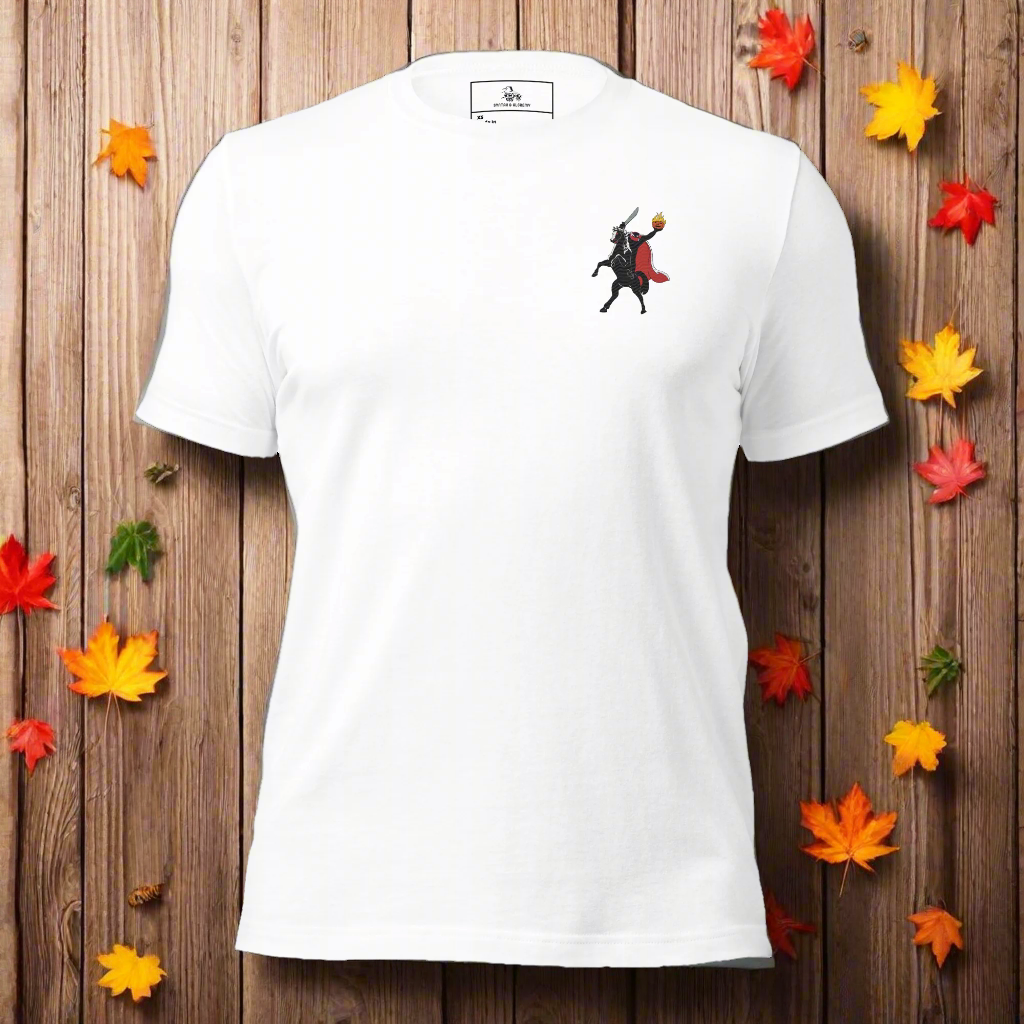 Headless Horseman | Airlume Cotton T-Shirt | Embroidered - Syntax & Alchemy