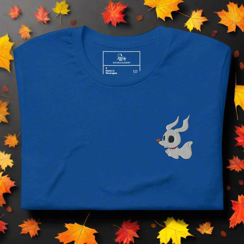 Zero | Airlume Cotton T-Shirt | Embroidered - Syntax & Alchemy