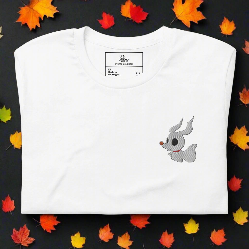 Zero | Airlume Cotton T-Shirt | Embroidered - Syntax & Alchemy