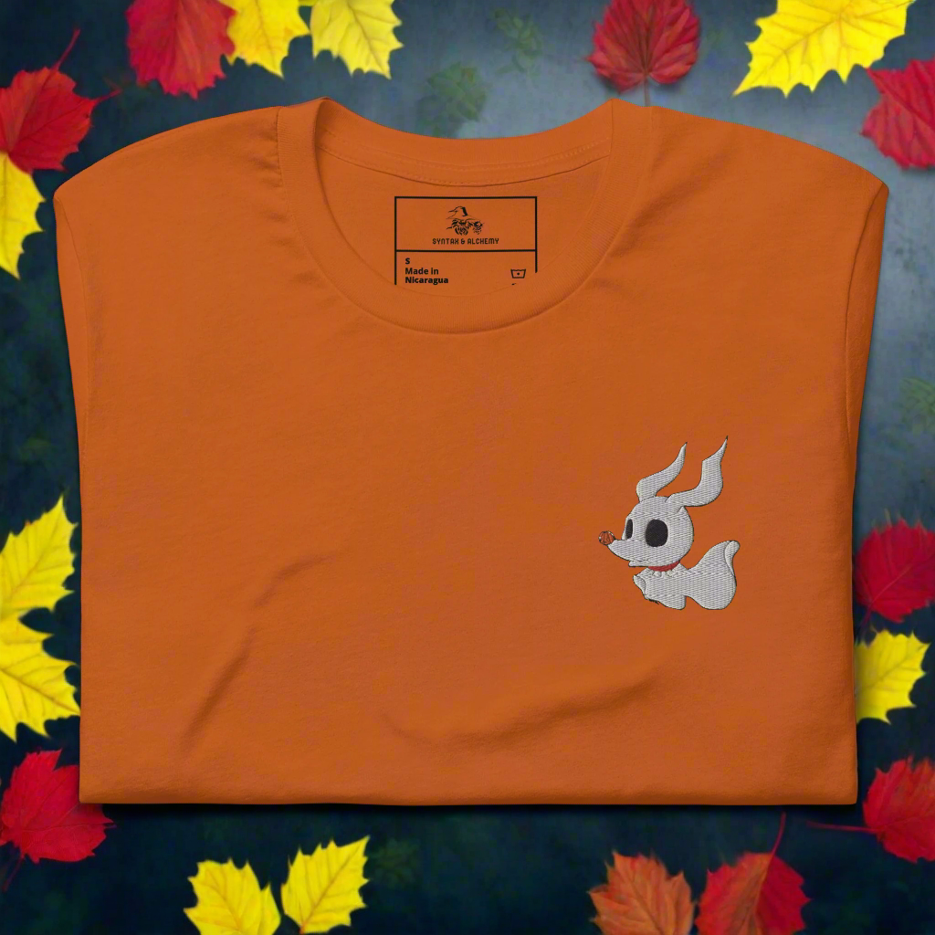 Zero | Airlume Cotton T-Shirt | Embroidered - Syntax & Alchemy