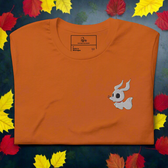 Zero | Airlume Cotton T-Shirt | Embroidered - Syntax & Alchemy