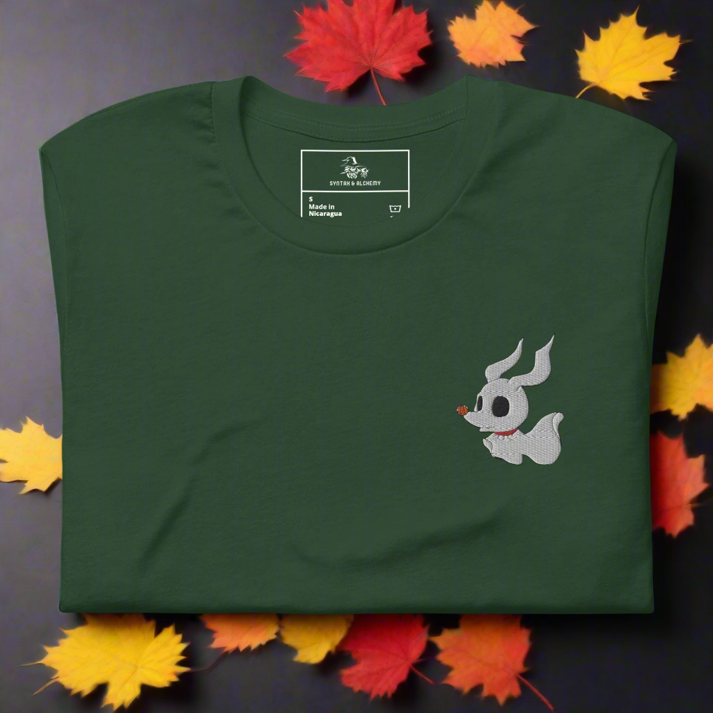 Zero | Airlume Cotton T-Shirt | Embroidered - Syntax & Alchemy