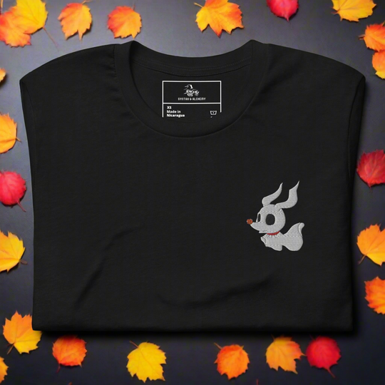 Zero | Airlume Cotton T-Shirt | Embroidered - Syntax & Alchemy