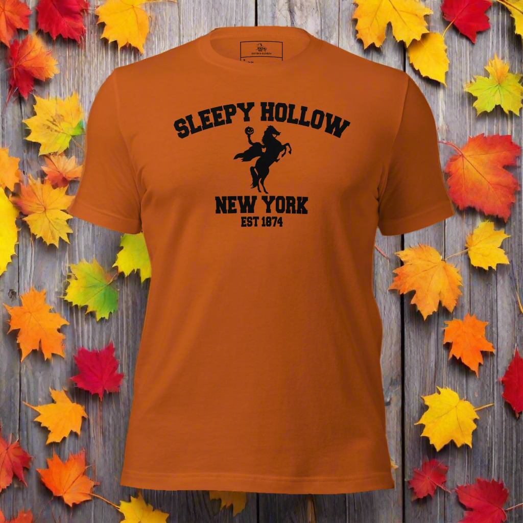 Sleepy Hollow | Airlume Cotton T-Shirt - Syntax & Alchemy