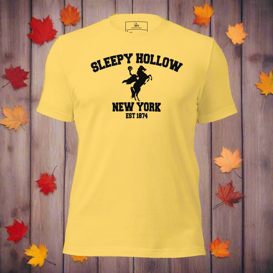 Sleepy Hollow | Airlume Cotton T-Shirt - Syntax & Alchemy
