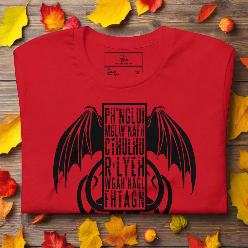 Cthulhu | Airlume Cotton T-Shirt - Syntax & Alchemy