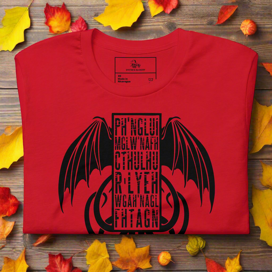 Cthulhu | Airlume Cotton T-Shirt - Syntax & Alchemy