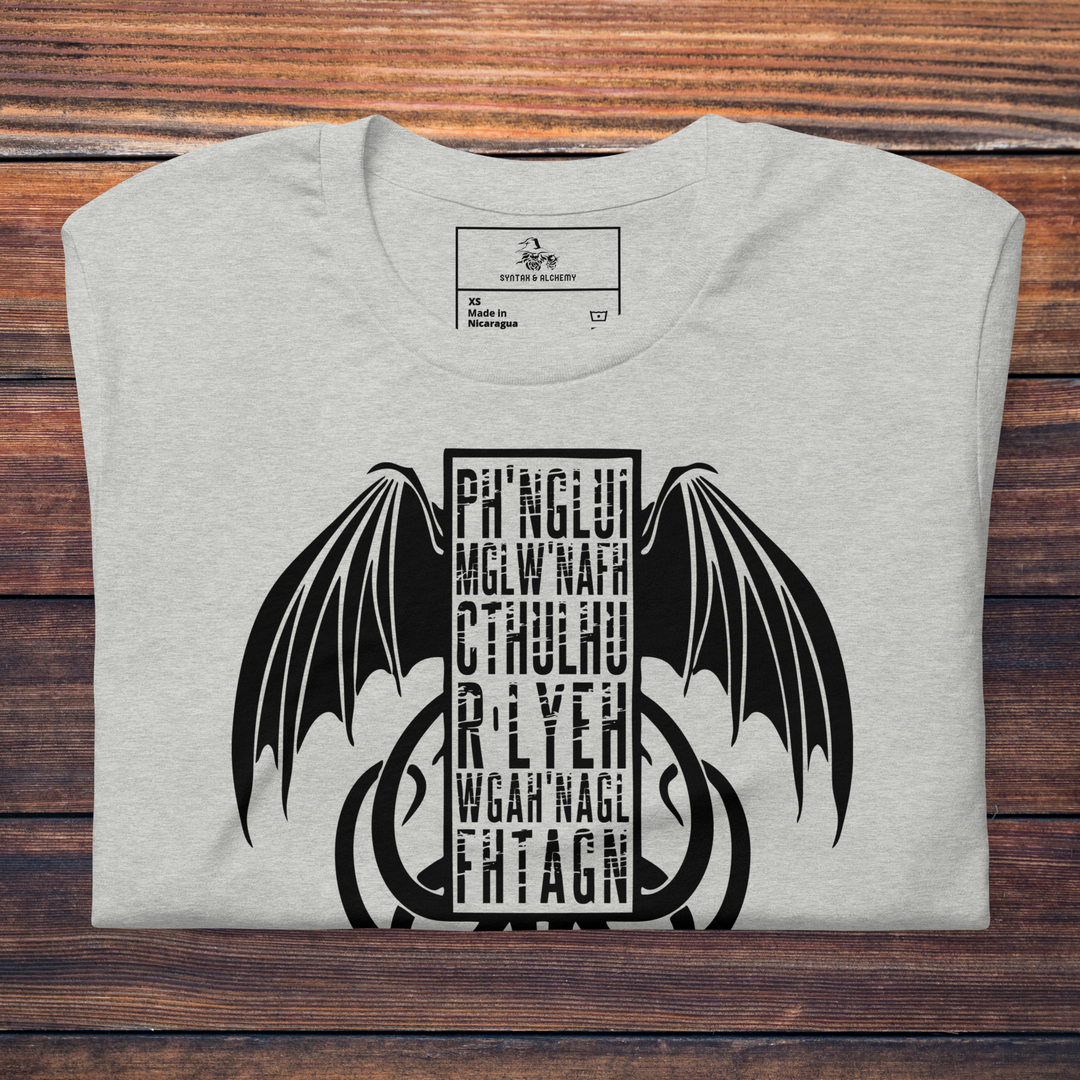 Cthulhu | Airlume Cotton T-Shirt - Syntax & Alchemy