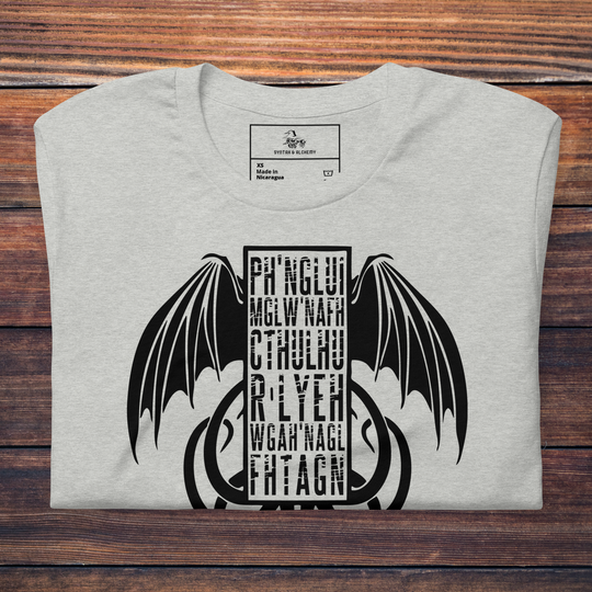 Cthulhu | Airlume Cotton T-Shirt - Syntax & Alchemy