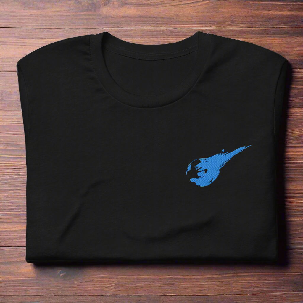 Jenova Meteor | Airlume Cotton T-Shirt | Embroidered - Syntax & Alchemy