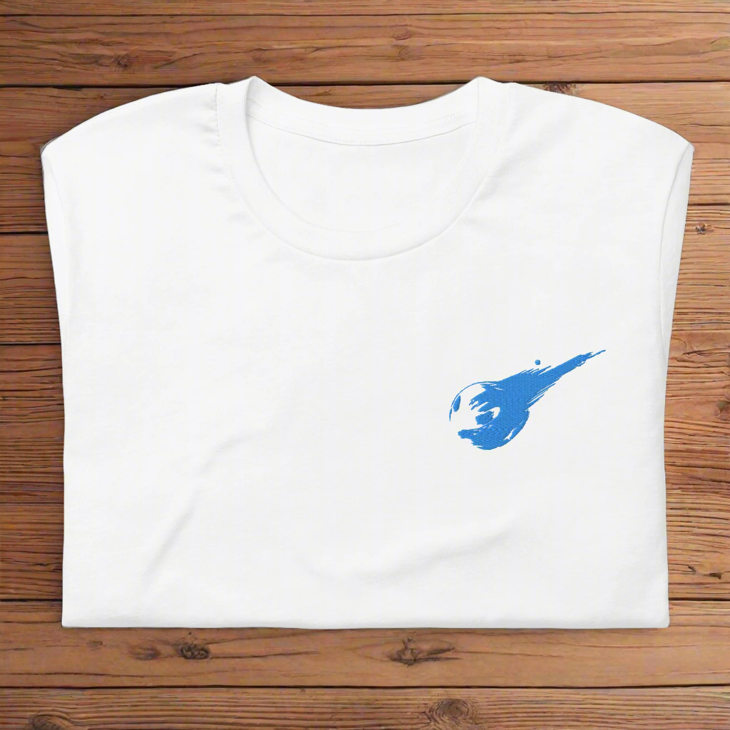 Jenova Meteor | Airlume Cotton T-Shirt | Embroidered - Syntax & Alchemy