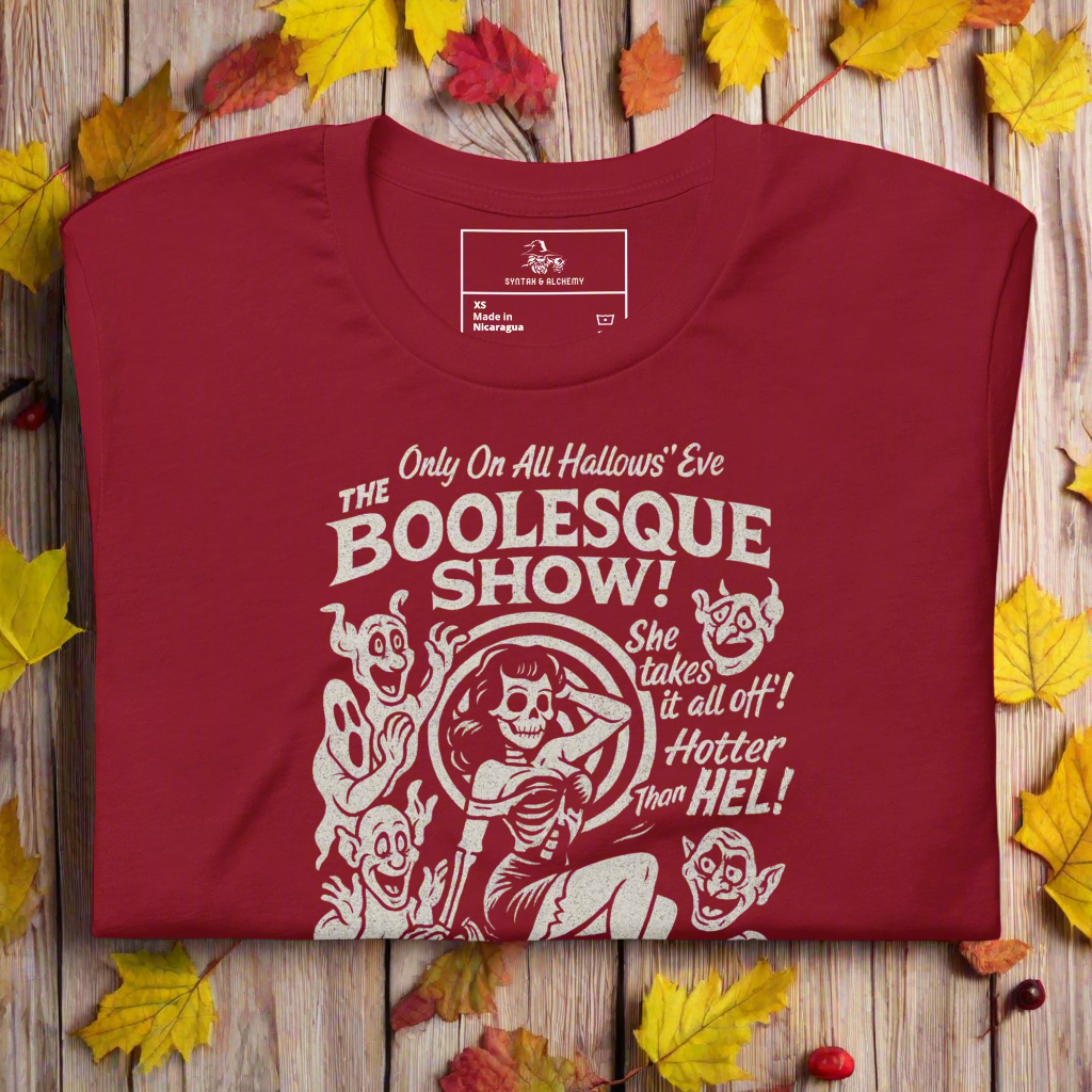 Boolesque Show | Airlume Cotton T-Shirt - Syntax & Alchemy