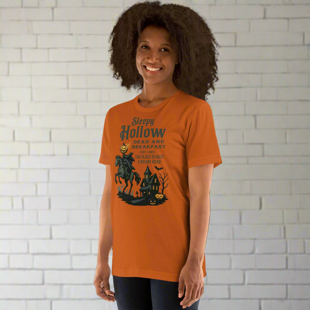 Sleepy Hollow Inn | Airlume Cotton T-Shirt - Syntax & Alchemy