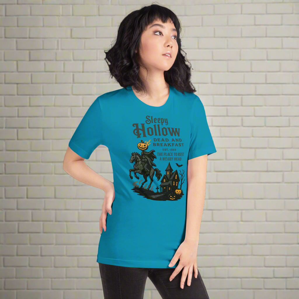 Sleepy Hollow Inn | Airlume Cotton T-Shirt - Syntax & Alchemy