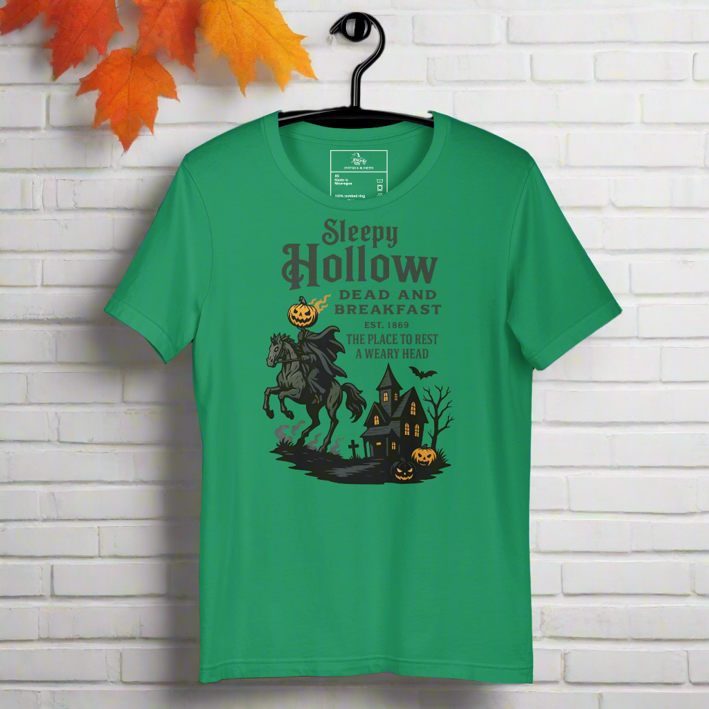 Sleepy Hollow Inn | Airlume Cotton T-Shirt - Syntax & Alchemy