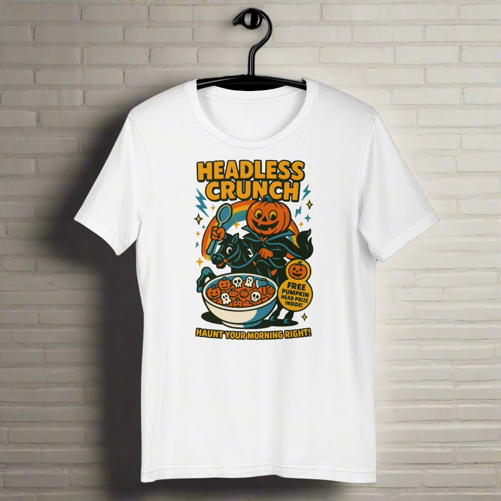 Headless Crunch | Airlume Cotton T-Shirt - Syntax & Alchemy