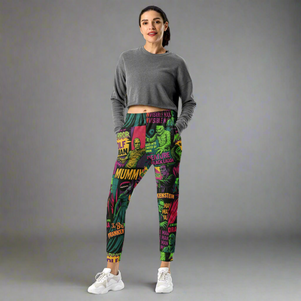 Universal Monsters | Women's Activewear Sweatpants - Syntax & Alchemy