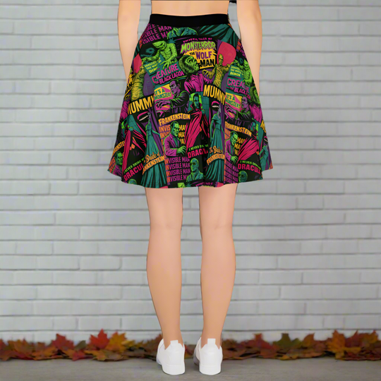 Universal Monsters | Spandex Skater Skirt - Syntax & Alchemy
