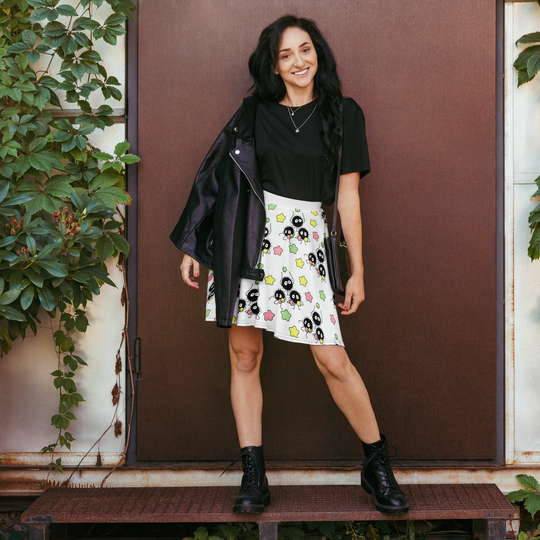 Soot Sprites | Spandex Skater Skirt - Syntax & Alchemy