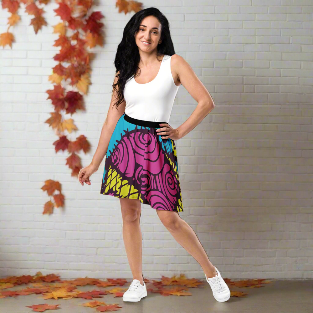 Sally | Spandex Skater Skirt - Syntax & Alchemy