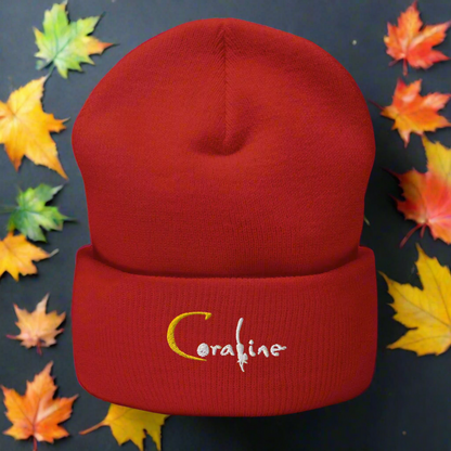 Coraline | Cozy-Cuffed Beanie Cuffed Beanie Syntax & Alchemy Red  