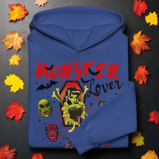 Monster Lover | Oversized Unisex Fleece Hoodie - Syntax & Alchemy