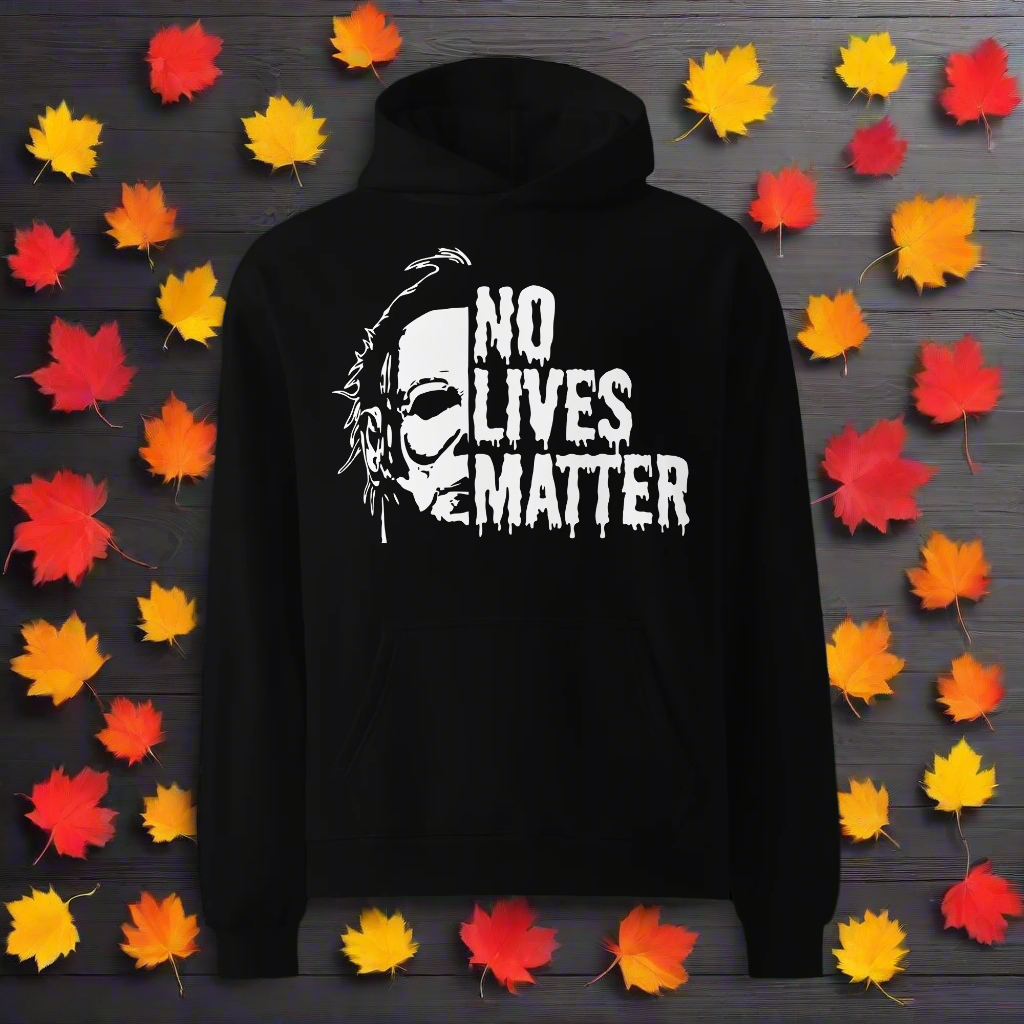 No Lives Matter | Oversized Unisex Fleece Hoodie - Syntax & Alchemy