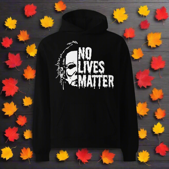 No Lives Matter | Oversized Unisex Fleece Hoodie - Syntax & Alchemy