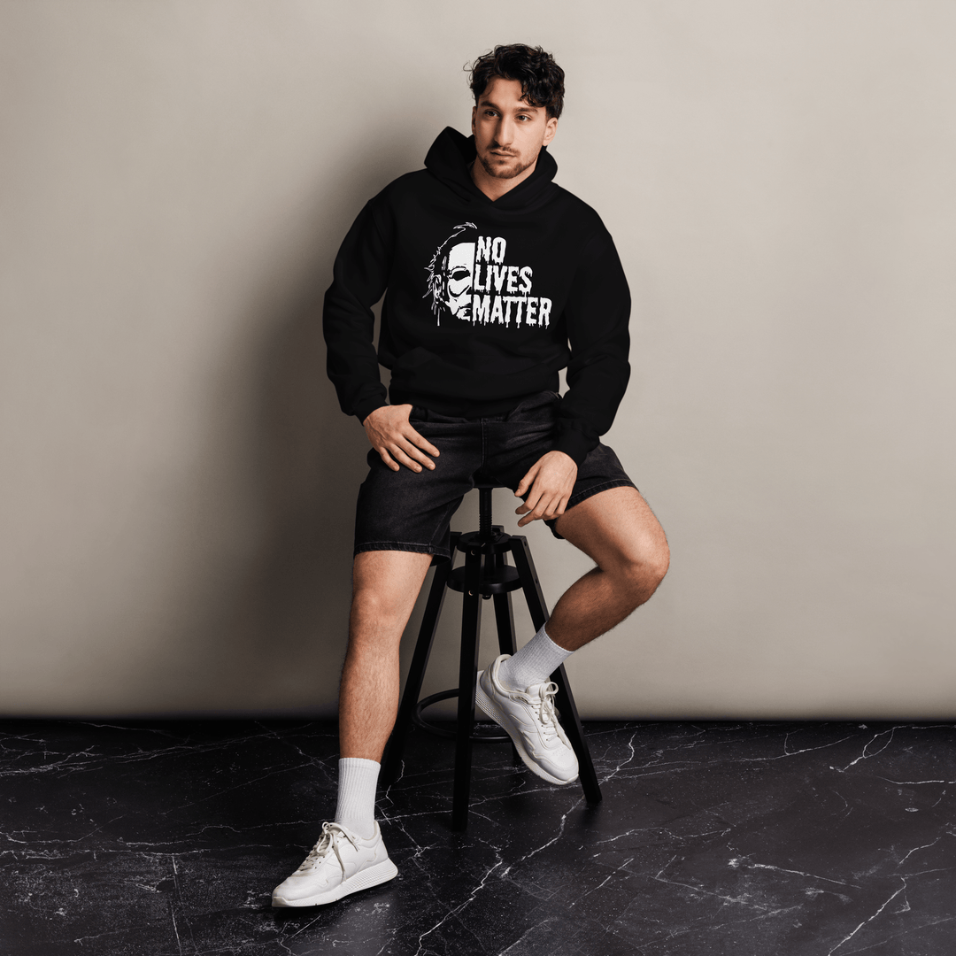 No Lives Matter | Oversized Unisex Fleece Hoodie - Syntax & Alchemy