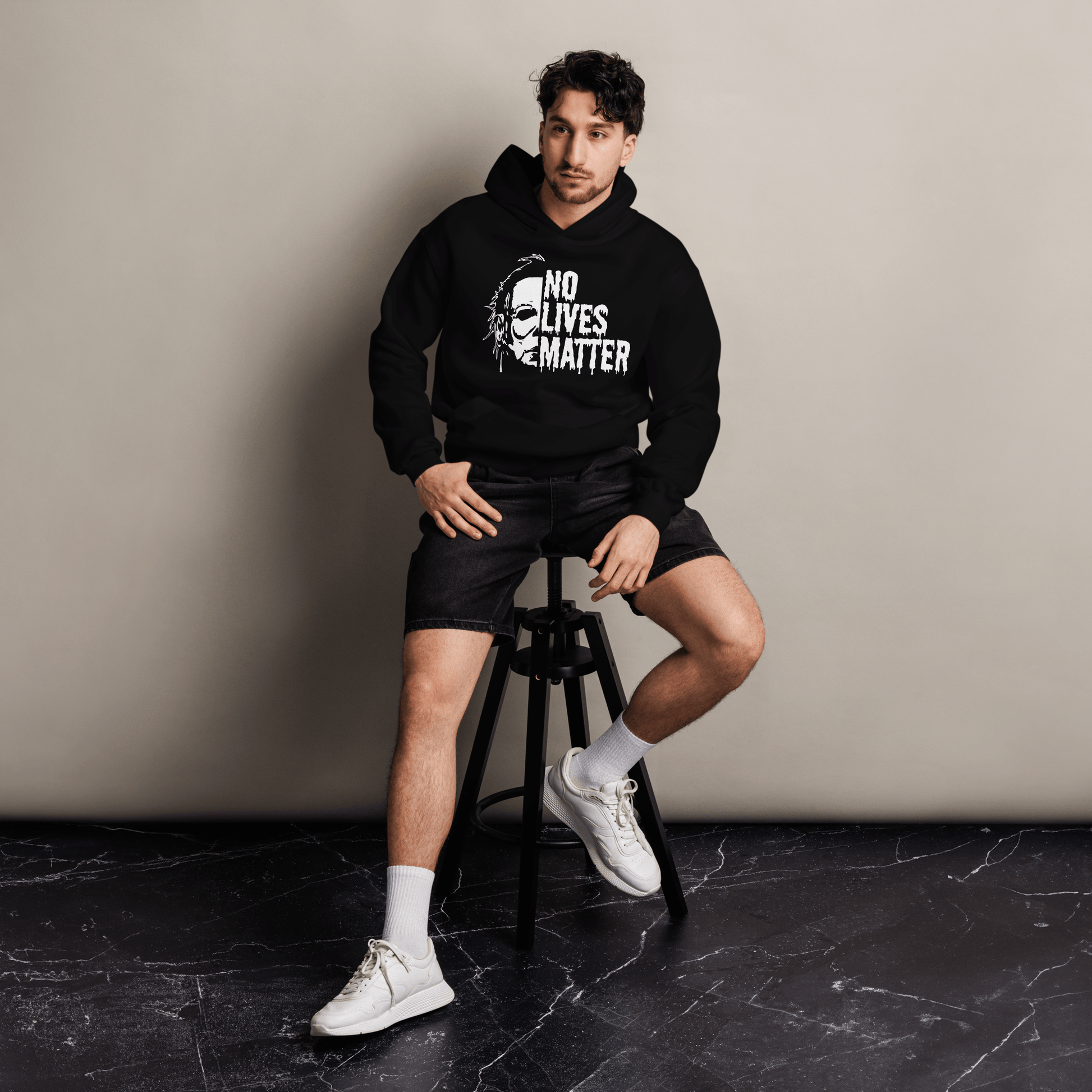 No Lives Matter | Oversized Unisex Fleece Hoodie - Syntax & Alchemy