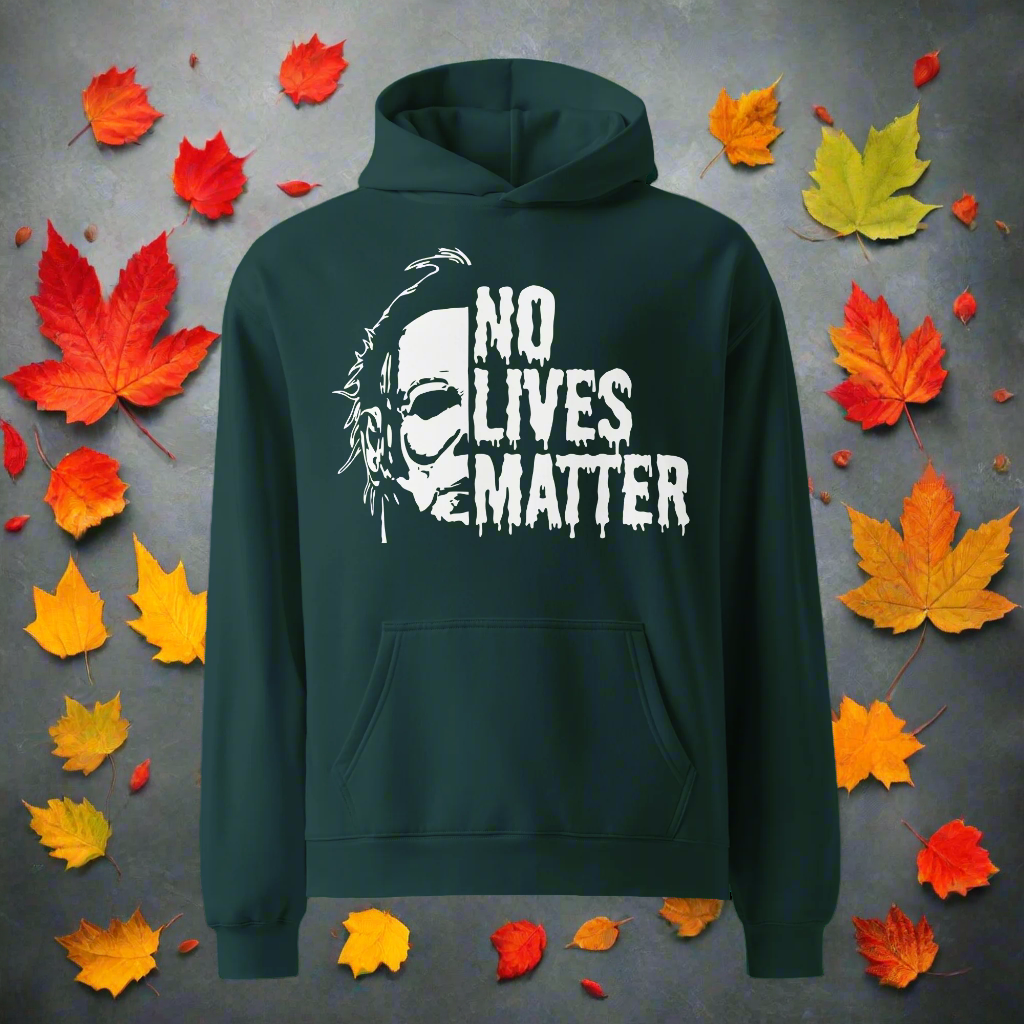 No Lives Matter | Oversized Unisex Fleece Hoodie - Syntax & Alchemy