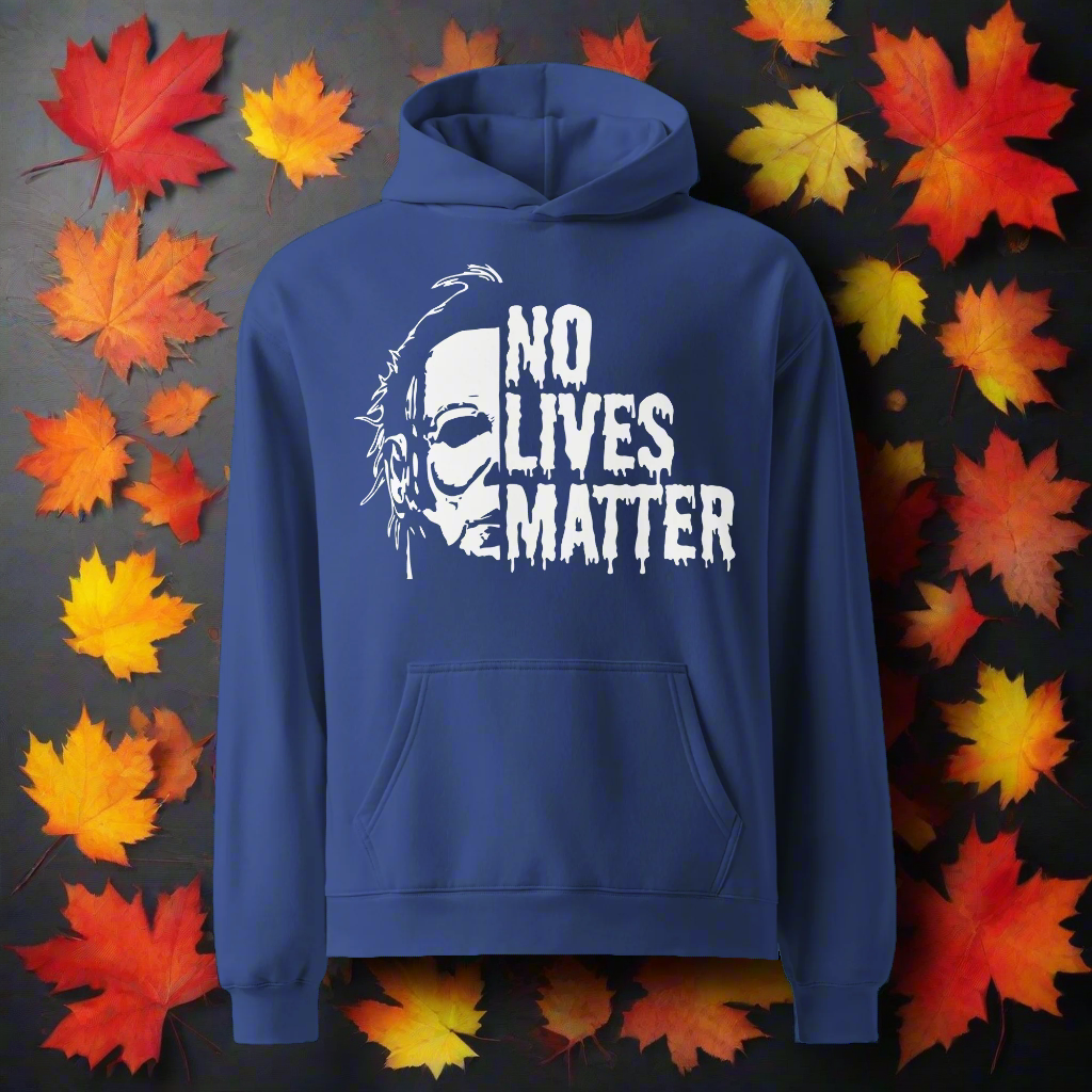 No Lives Matter | Oversized Unisex Fleece Hoodie - Syntax & Alchemy