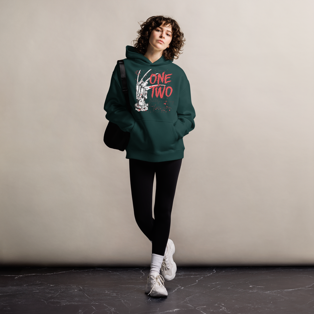 Nightmare On Elm Street | Oversized Unisex Fleece Hoodie - Syntax & Alchemy