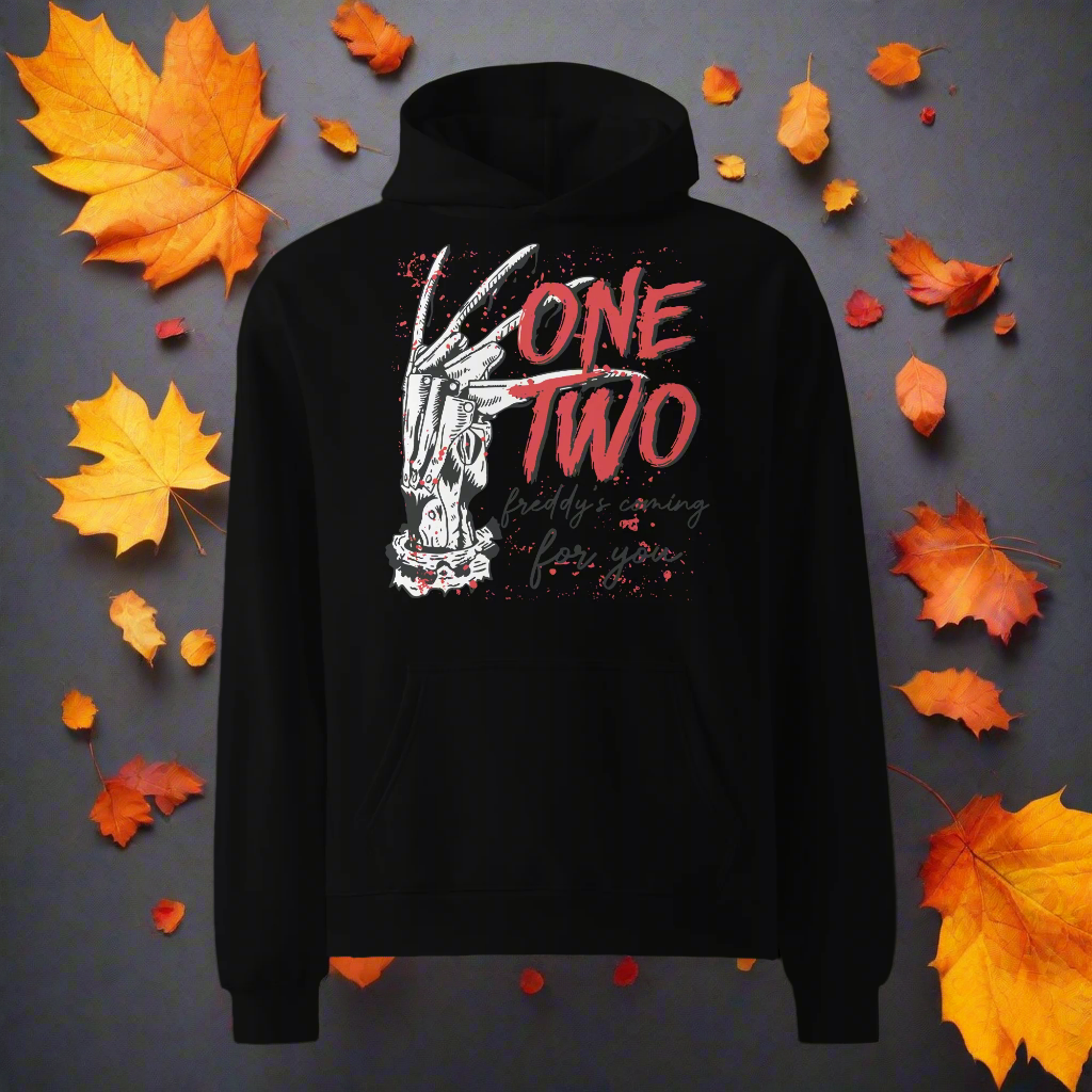 Nightmare On Elm Street | Oversized Unisex Fleece Hoodie - Syntax & Alchemy
