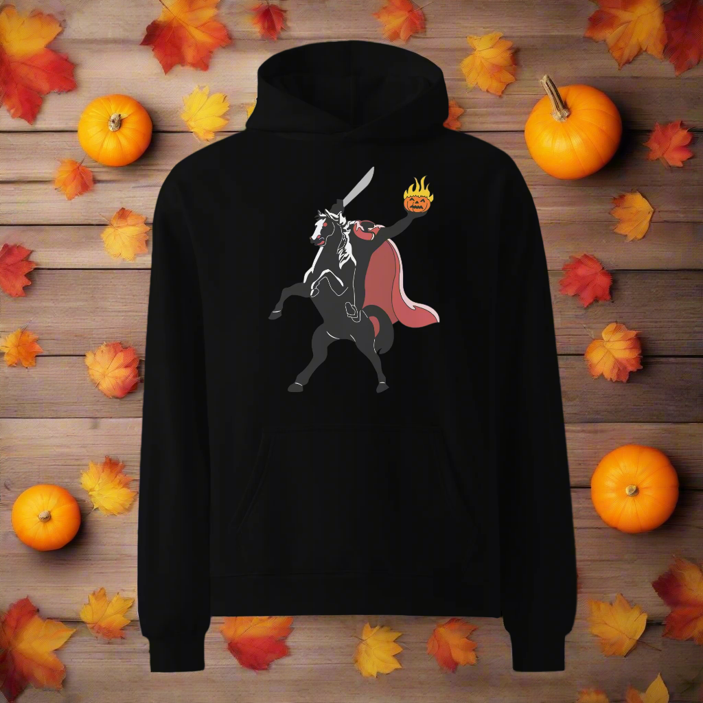 Headless Horseman | Oversized Unisex Fleece Hoodie - Syntax & Alchemy