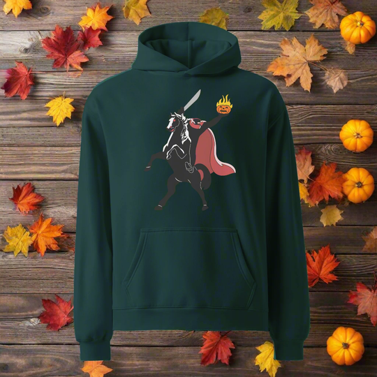Headless Horseman | Oversized Unisex Fleece Hoodie - Syntax & Alchemy