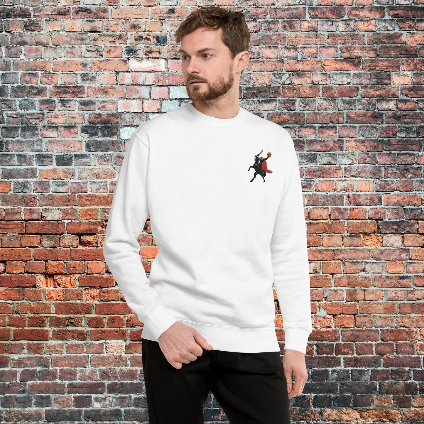 Headless Horseman | Soft-Wash Sweatshirt | Embroidered Soft-Wash Sweatshirt Syntax & Alchemy   