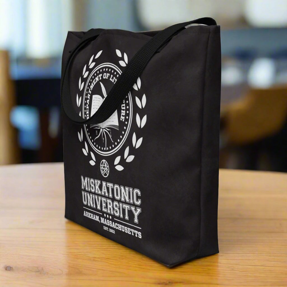 Miskatonic University |  Large Tote Bag - Syntax & Alchemy
