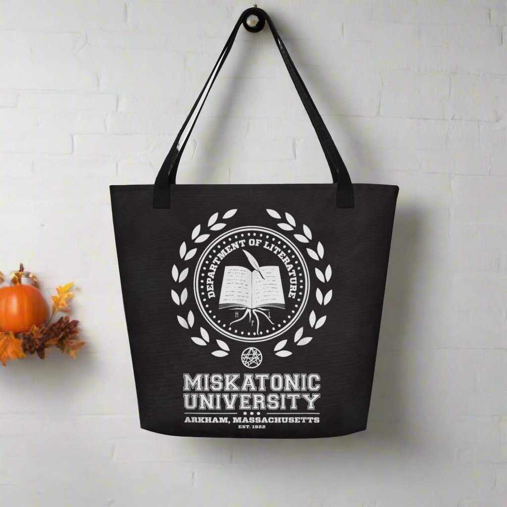 Miskatonic University |  Large Tote Bag - Syntax & Alchemy