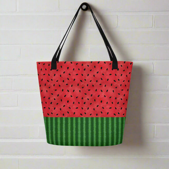 Watermelon Summer | Large Tote Bag - Syntax & Alchemy