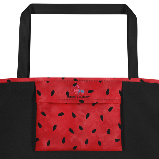 Watermelon Summer | Large Tote Bag - Syntax & Alchemy