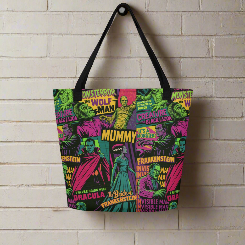 Universal Monsters | Large Tote Bag - Syntax & Alchemy