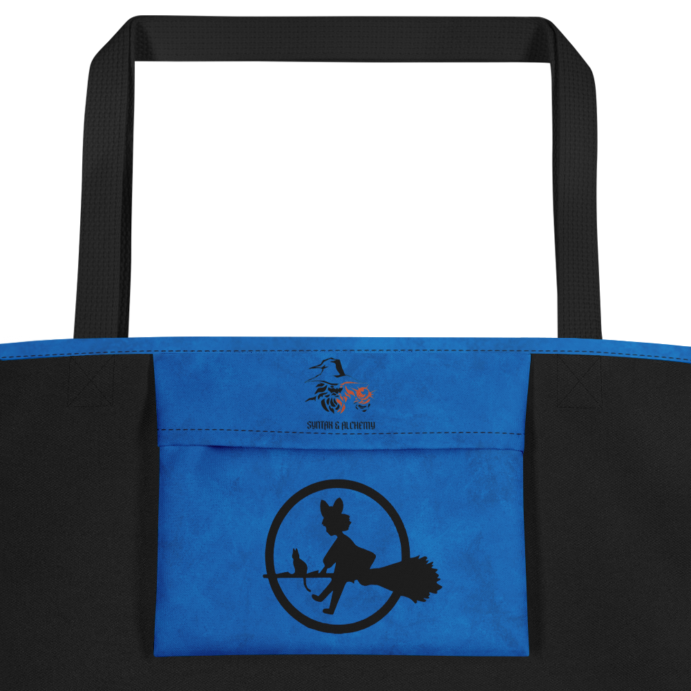 Kiki Red Bow | Large Tote Bag - Syntax & Alchemy