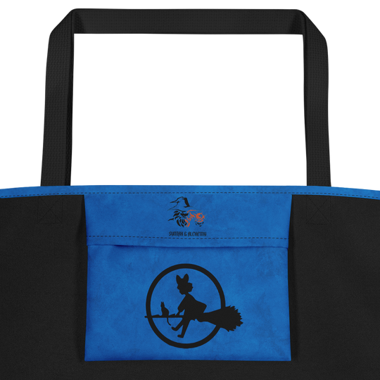 Kiki Red Bow | Large Tote Bag - Syntax & Alchemy